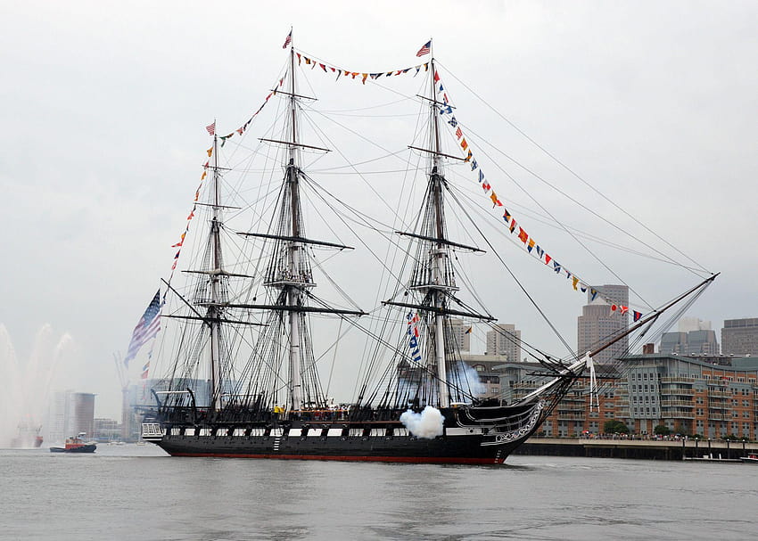The Only Ship Left in America's Fleet That Actually Sunk an Enemy, uss constitution vs hms guerriere HD wallpaper