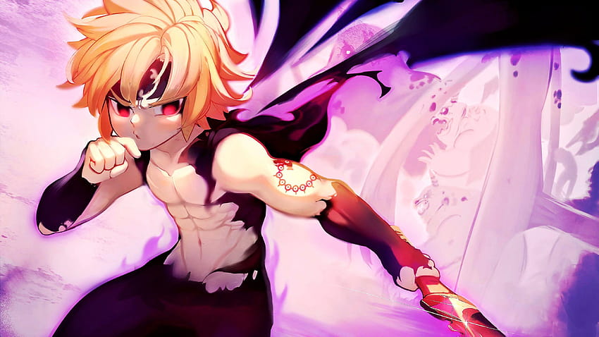 Best Anime Art Meliodas Assault Mode Seven Deadly Sins Demon Power, meliodas demon anime HD wallpaper