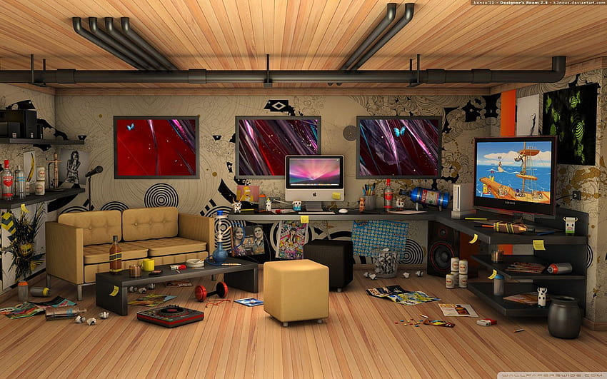 Designer's Room 3D ❤ for Ultra TV, 3d for HD wallpaper
