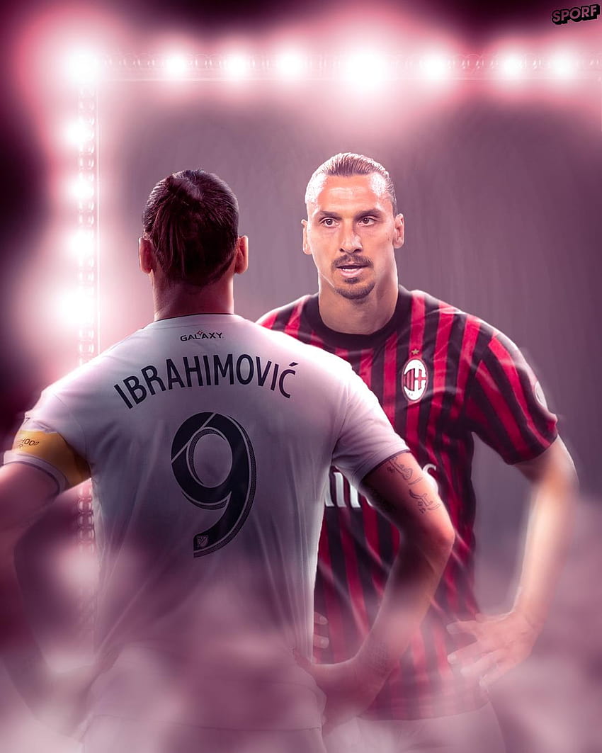 Zlatan Ibrahimović AC Milan, Zlatan Ibrahimovic AC Milan Fond d'écran de téléphone HD