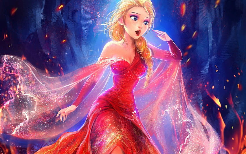 Elsa Frozen Disney Movies HD wallpaper