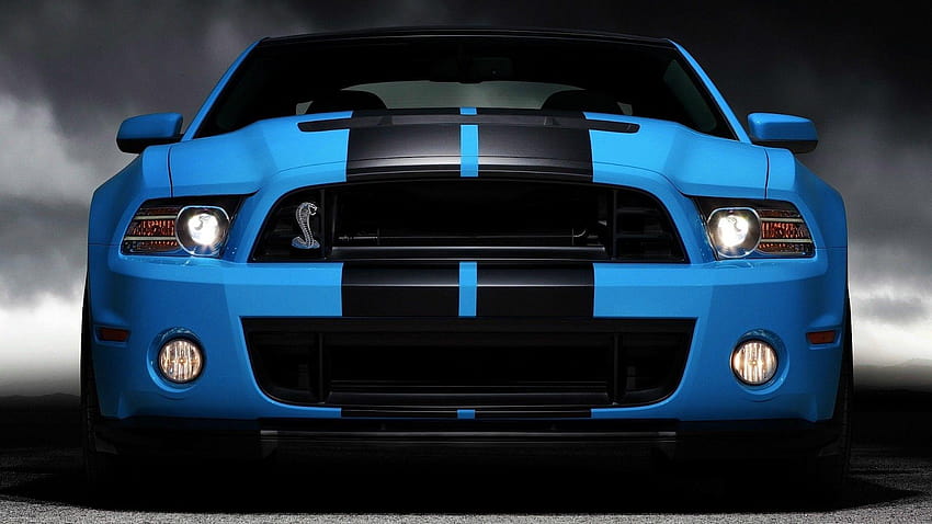 Blue cars vehicles Ford Mustang Ford Shelby Ford Mustang Shelby, mustang cars HD wallpaper