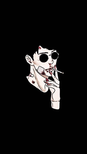 bad boy cartoon smoking