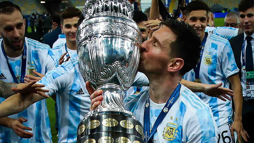 Messi Copa America 2021, copa america kupası HD duvar kağıdı