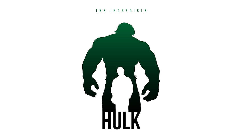 Poster Incredible Hulk, The Avengers, Hulk, minimalis, hulk minimalis Wallpaper HD