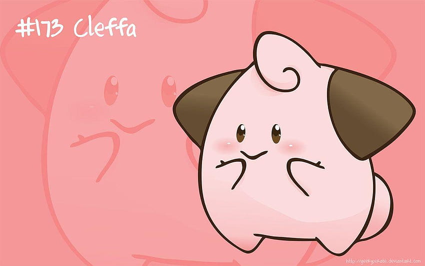 Cute Pokemon Cleffa shared by White Boy HD wallpaper
