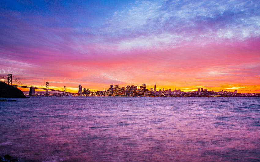 San Francisco Treasure Island Sunset [2880x1800] for your , Mobile & Tablet HD wallpaper