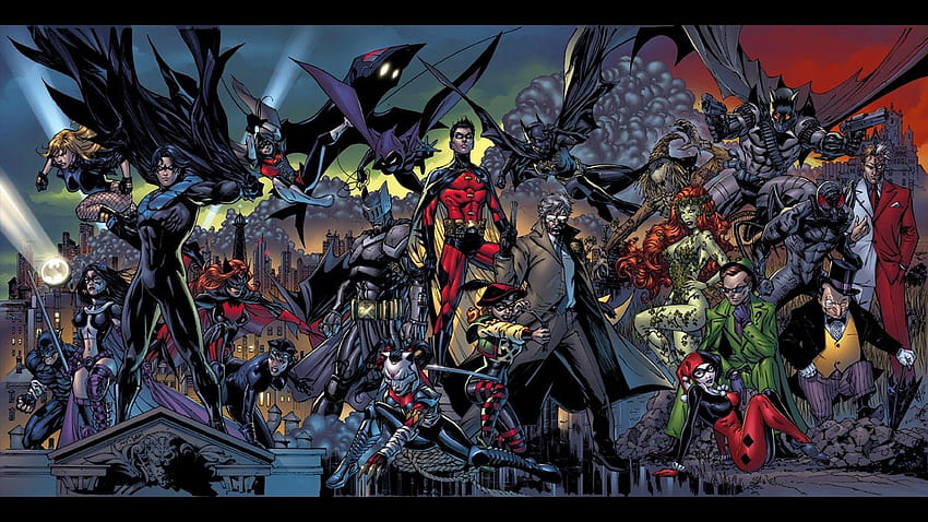 Batman Brasil - Bat-Família por Jim Lee Batman Brasil #Batman #DarkKnight  #DC #DCComics #Quadrinhos #Quadrinho #Comic #Comics #HQ #HQs #Wallpaper
