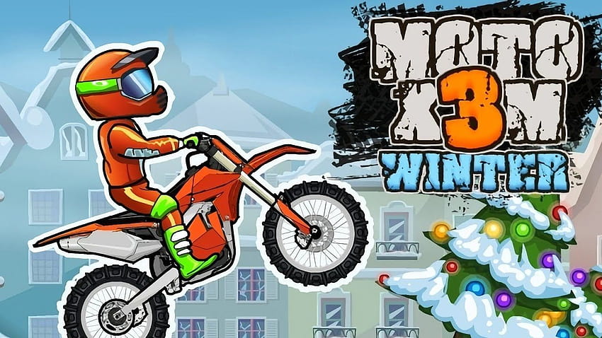 Moto X3M през 2020 г., състезателна игра с мотоциклети moto x3m HD тапет