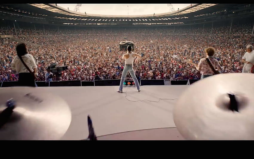 Bohemian Rhapsody 'Trailer: Todos saúdam a primeira e única rainha, rainha ajuda ao vivo papel de parede HD