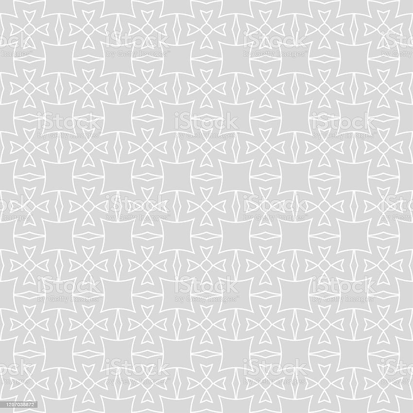 Patrón de s modernos Textura geométrica gris y blanca Patrón sin costuras para diseño de interiores de azulejos de tela o s Vector Stock Illustration, lindo navidad gris fondo de pantalla del teléfono