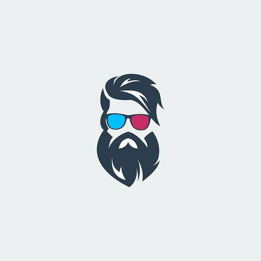 Beard Logo, beard cartoon HD phone wallpaper | Pxfuel
