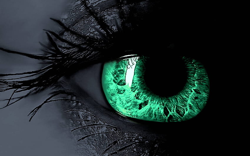 fondo de pantalla de hermosos ojos verdes