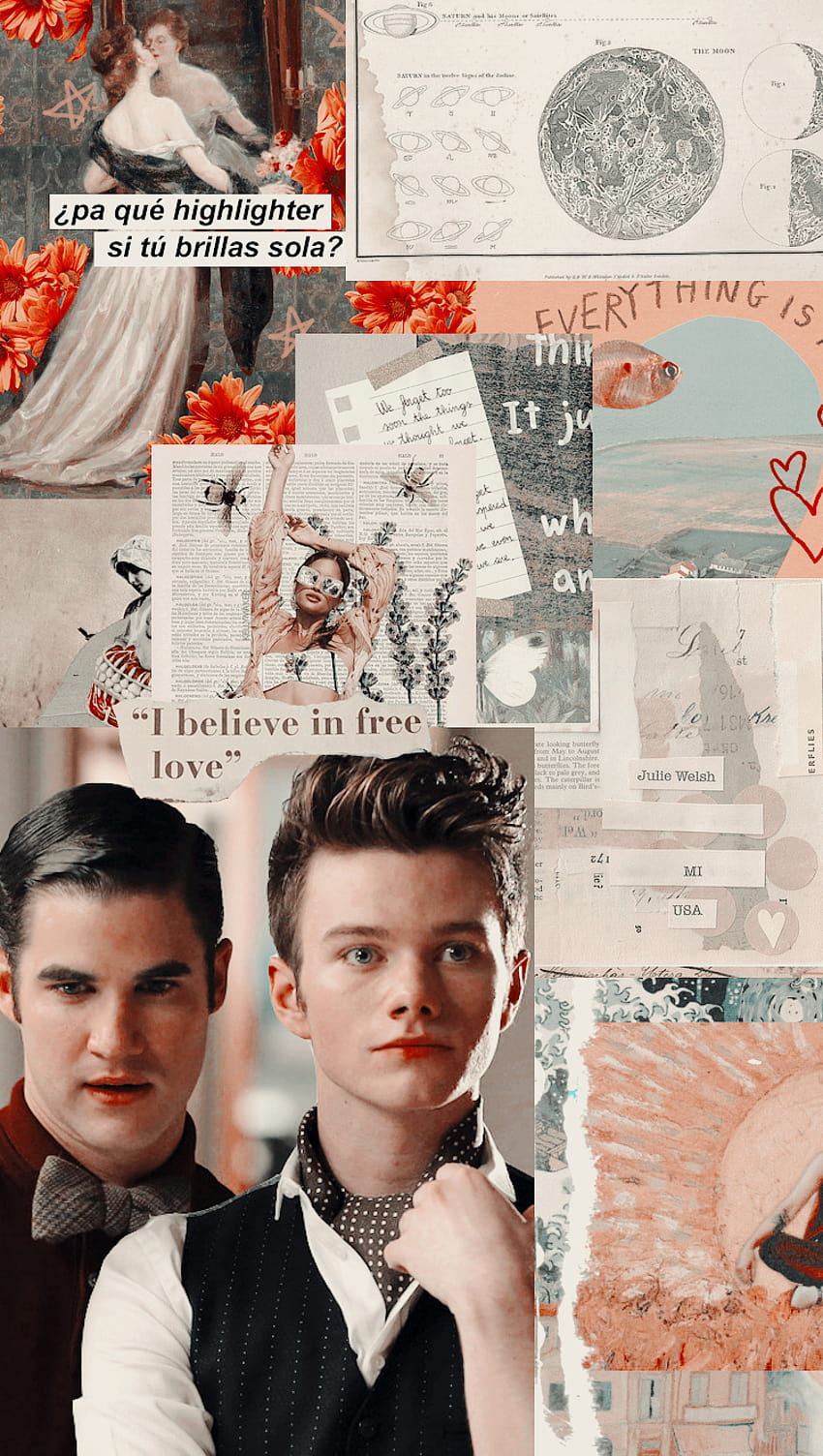 Klaine lockscreen Glee, kurt hummel HD phone wallpaper