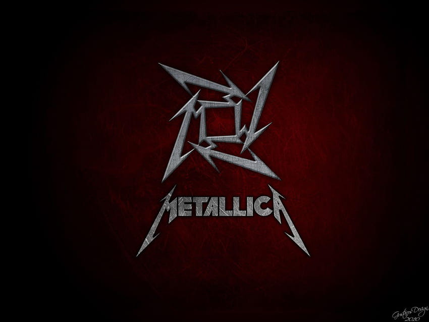 Logo Metalliki autorstwa GustavosDesign, metallica 3d Tapeta HD