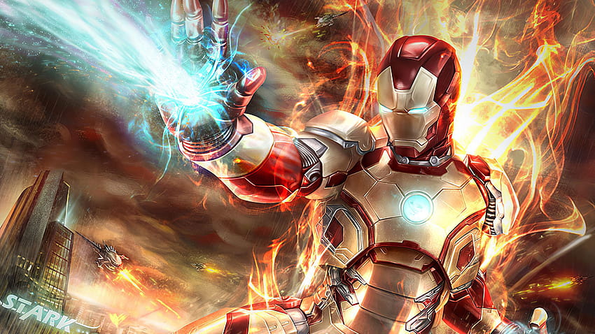 240x400 Iron Man Fire Blaster Acer E100,Huawei,Galaxy S Duos,LG 8575 Android , Backgrounds, and, golden iron man HD wallpaper