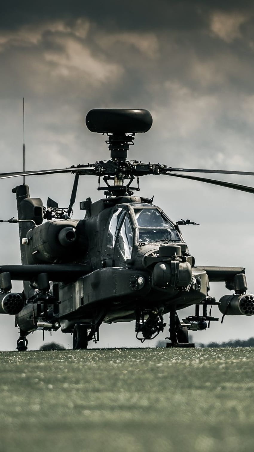 Хеликоптер Apache, ах 64 атакуващи хеликоптера Apache HD тапет за телефон