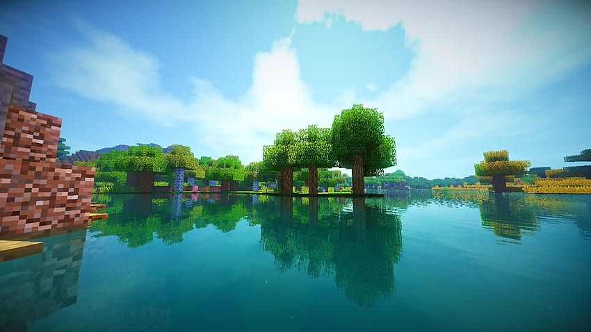 Minecraft-Shader HD-Hintergrundbild