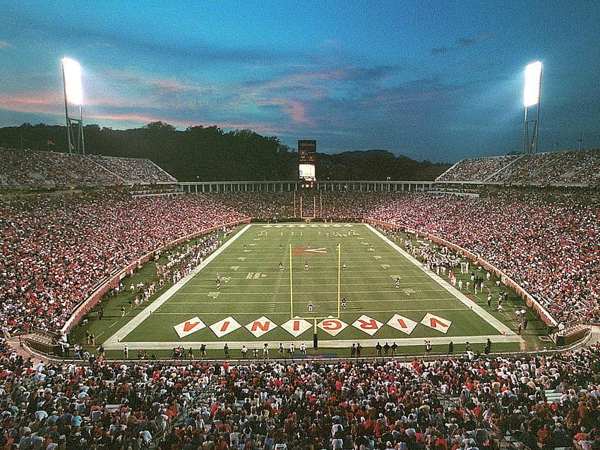 Scott Stadium, Charlottesville, VA. Spent many an afternoon, uva football HD wallpaper