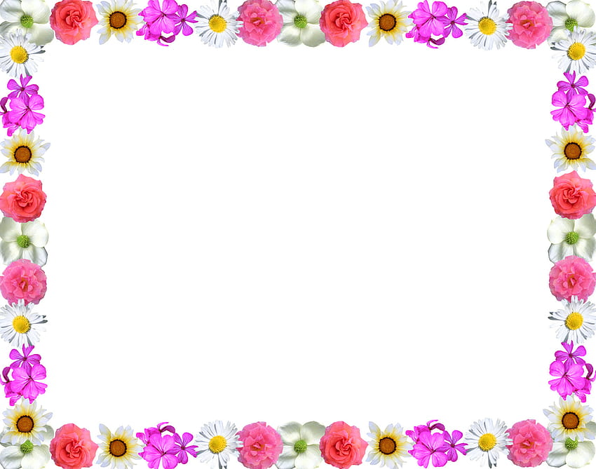 Best Of Flower Border Design, floral border HD wallpaper