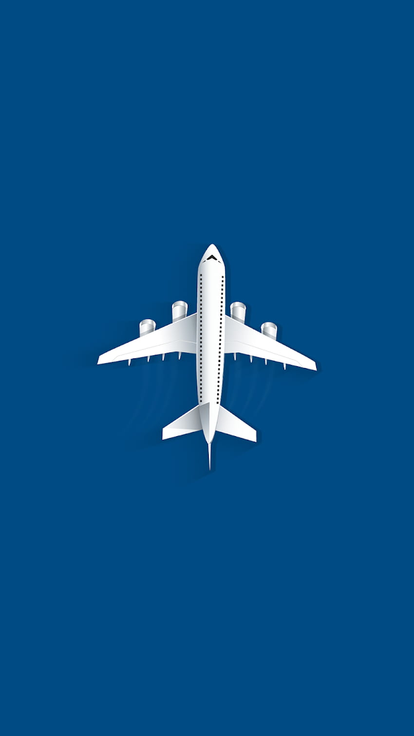 Minimal AirPlane, 비행기 최소 HD 전화 배경 화면