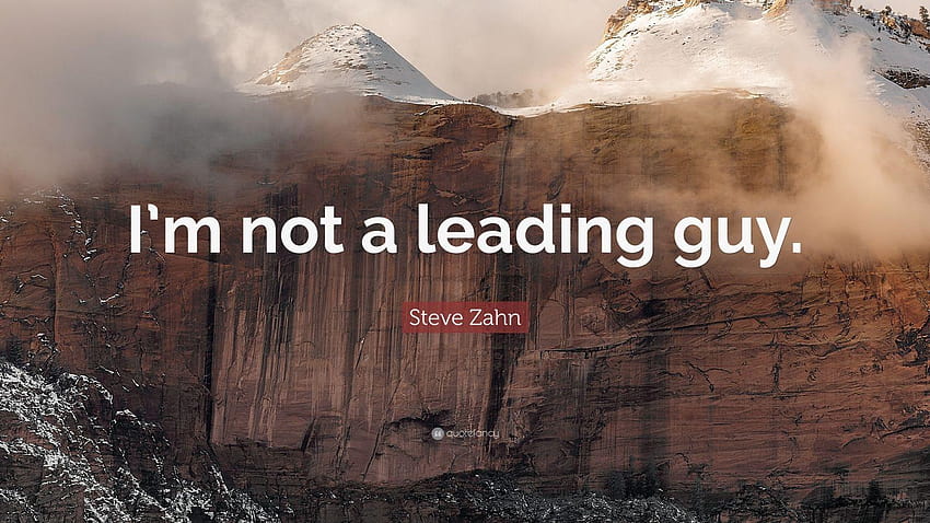 Steve Zahn Quote: “I'm not a leading guy.” HD wallpaper