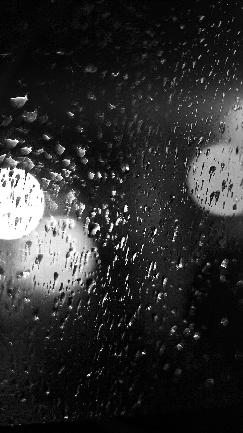 Rainy Night Drops Bokeh Dark Pattern iPhone 6, pluie sombre Fond d'écran de téléphone HD