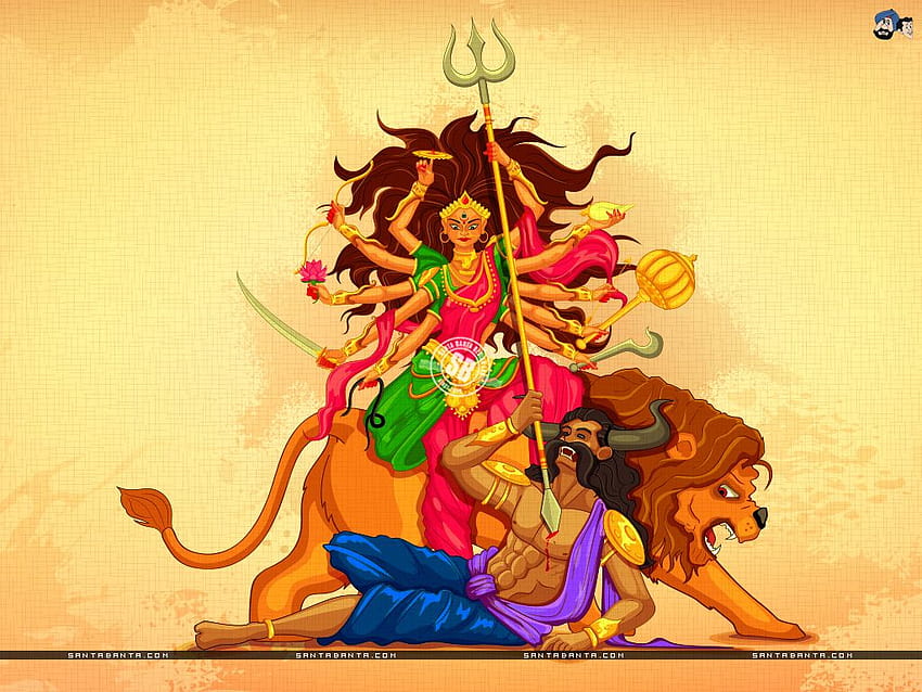 Hindu Gods & Goddesses Full &, angry durga HD wallpaper