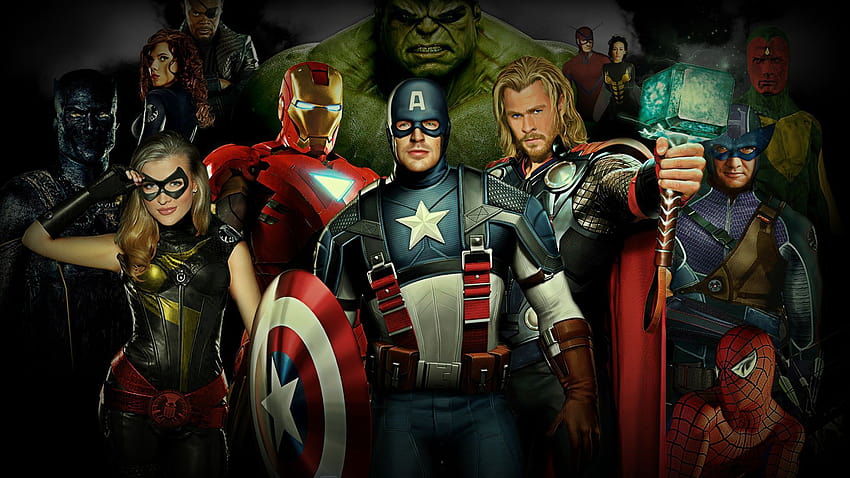 Marvel Avengers on Dog, marvel landscape HD wallpaper | Pxfuel