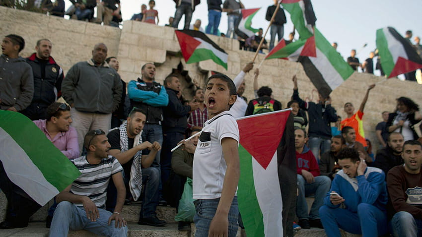 Izrael aresztował około 6000 palestyńskich dzieci w ciągu pięciu lat, palestyńskiej intifady Tapeta HD