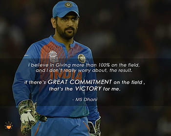 Ms dhoni inspirational quotes HD wallpapers | Pxfuel
