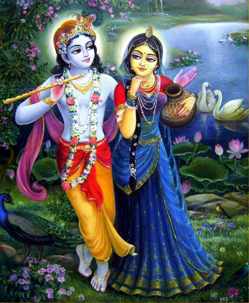 Migliore [42 Radha Krishna Love and Gallery, radha rani Sfondo del telefono HD