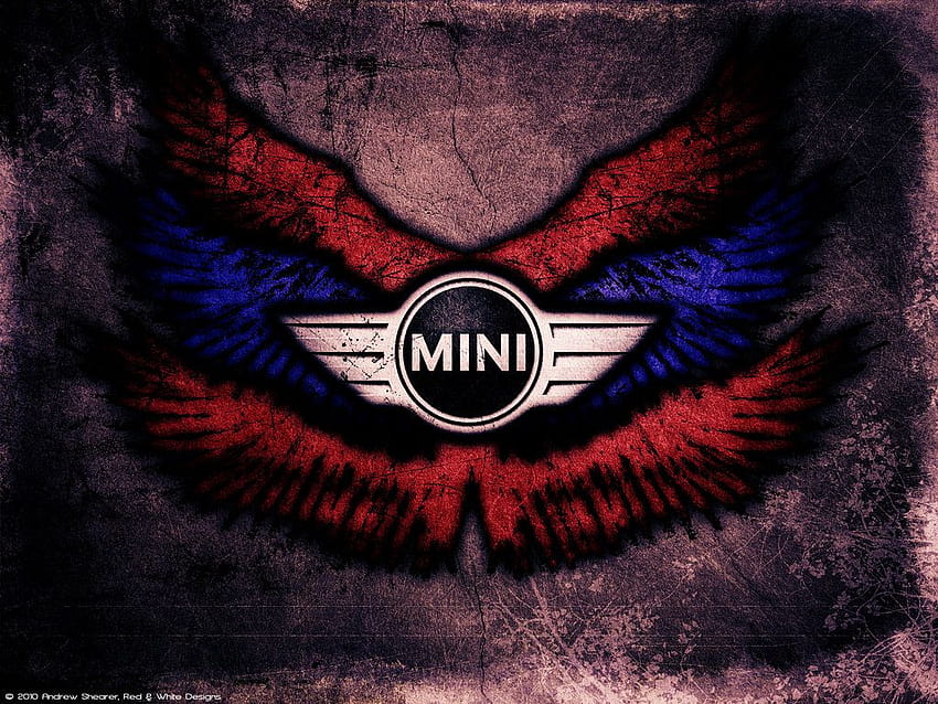 2 MINI Logo, mini cooper logo HD wallpaper