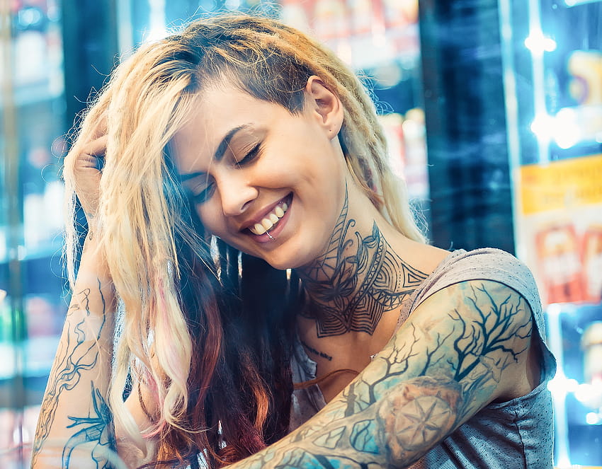 Tattoo trance girl HD wallpaper  Pxfuel