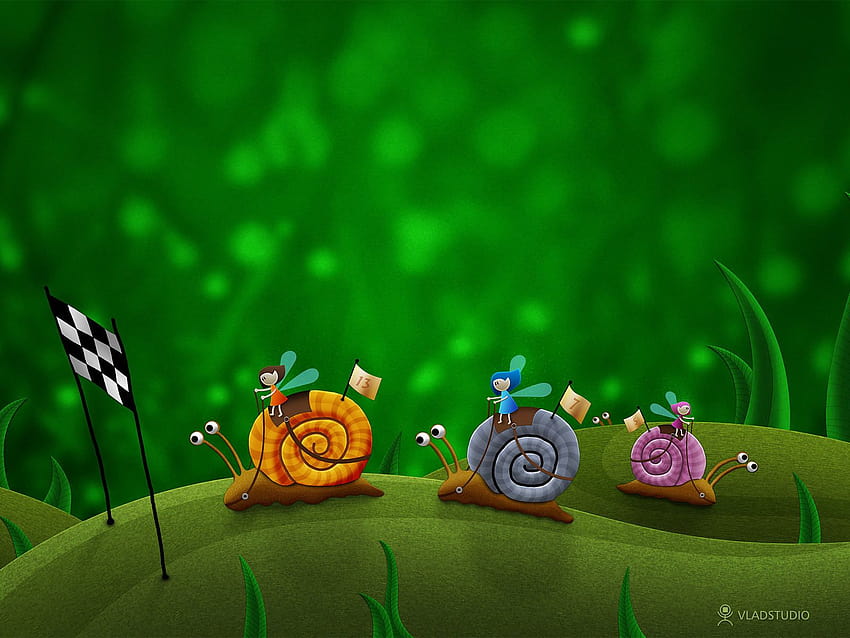 Cute Snails , and for Facebook, Tumblr, Pinterest, and Twitter HD wallpaper