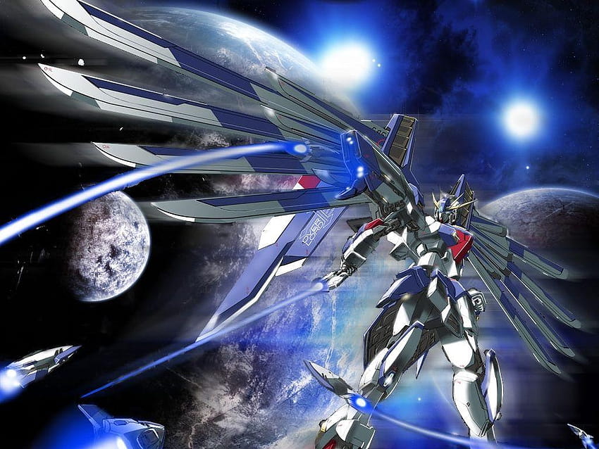 Gundam Strike dom & Gundam Infinite Justice HD тапет