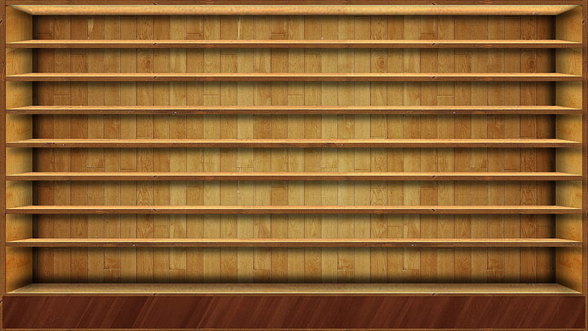 5 Icon Shelf, book self HD wallpaper