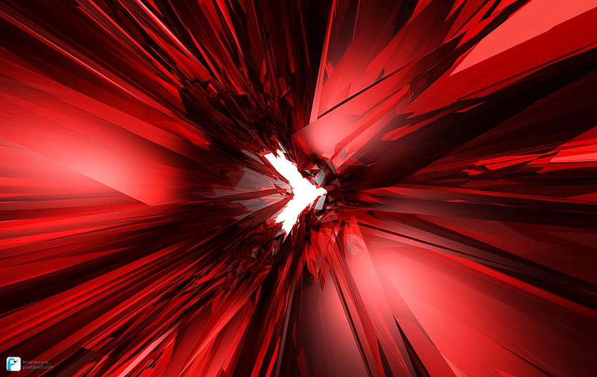 1900x1200 3d view abstract red crystals 3d render pixelpinch 1900x1200 ...
