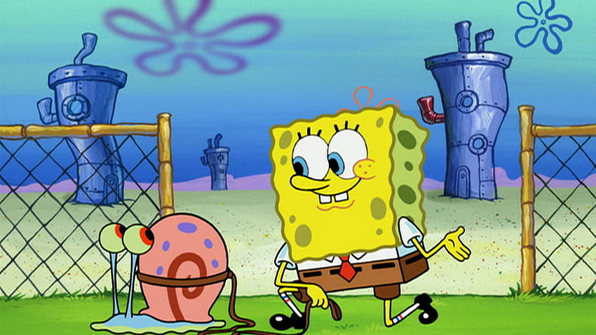 SpongeBob SquarePants 시즌 7 에피소드 11 보기: 한끼/Gary In Love, 스폰지밥 한끼 HD 월페이퍼