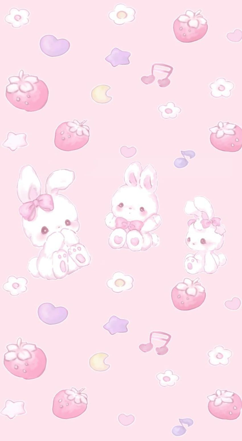 Cute anime ...pinterest, kawaii bunny anime HD phone wallpaper