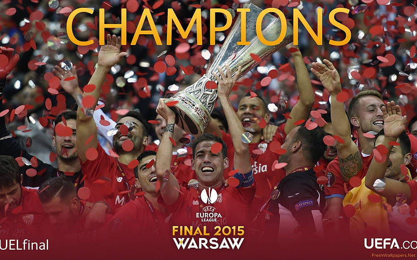Sevilla FC Campeones de la UEFA Europa League 2015 fondo de pantalla
