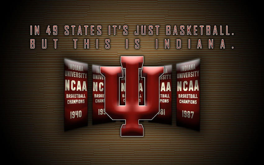 IU Basketball, Indiana Hoosiers HD-Hintergrundbild