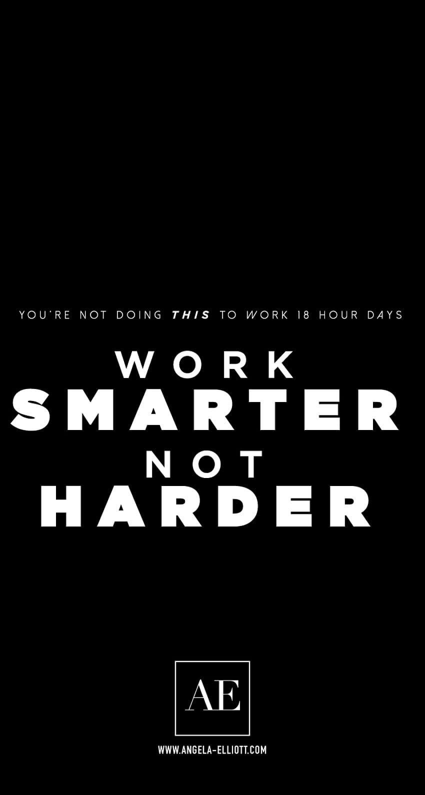 Work Harder posted by Michelle Mercado, smart work HD phone wallpaper