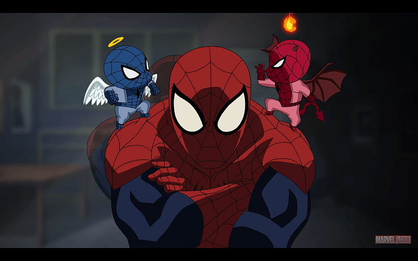 Spiderman For PC Group, spiderman cartoon HD wallpaper