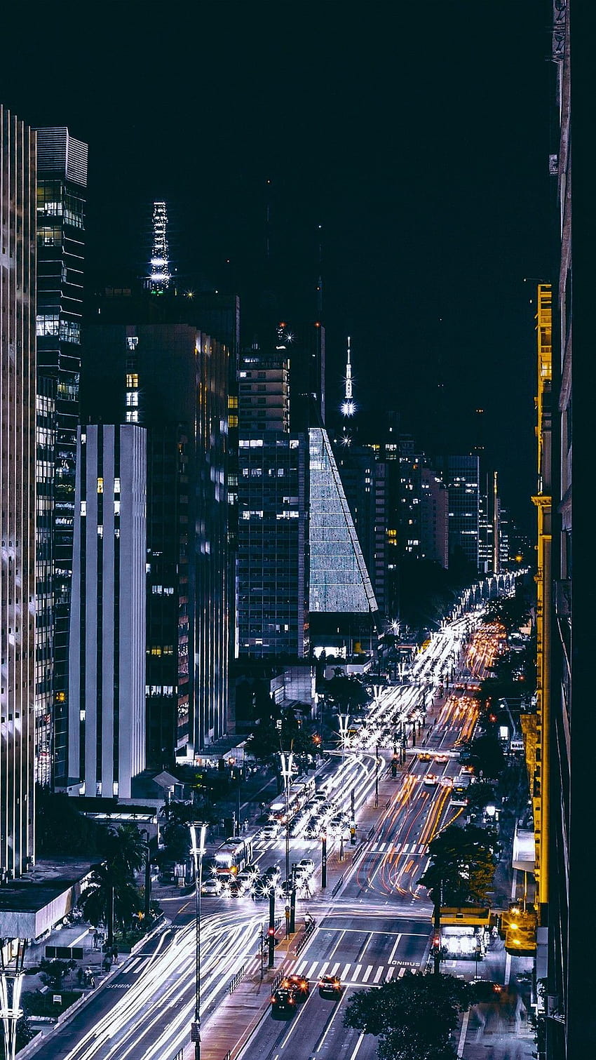 Avenida Paulista, Stadt HD-Handy-Hintergrundbild