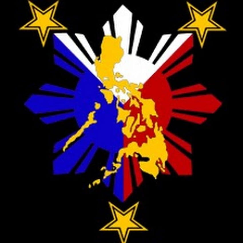 Philippinische Flagge, gepostet von Christopher Thompson, philippinische Karte HD-Handy-Hintergrundbild