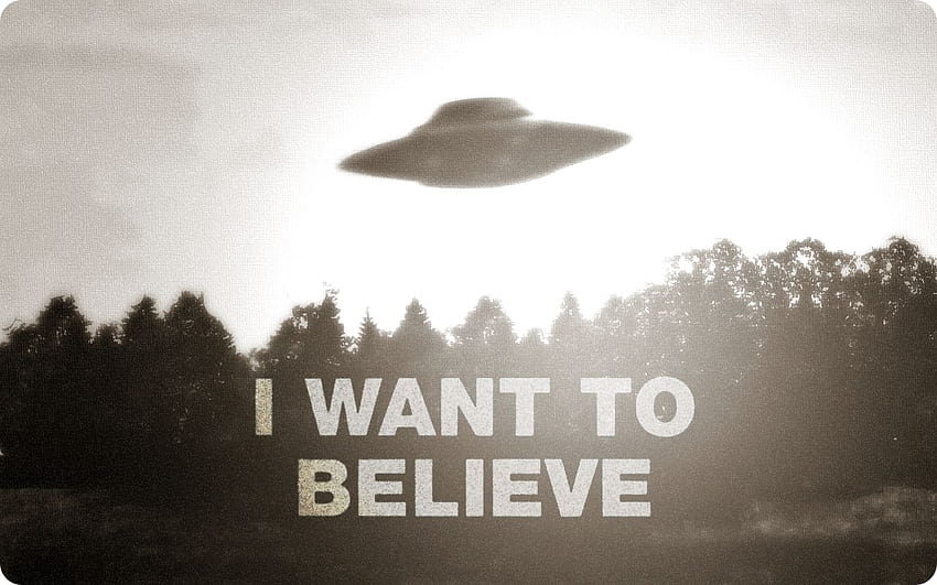 I Want to Believe, alien believe HD wallpaper