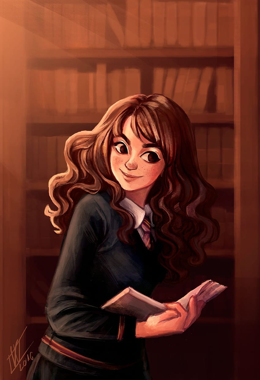 wiebkeart: “ Hermione Granger :D ”, hermion granger anime HD phone wallpaper