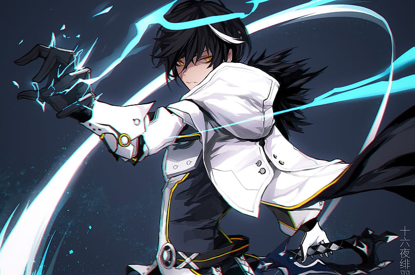 Black haired male anime character graphics HD wallpaper  Wallpaper Flare