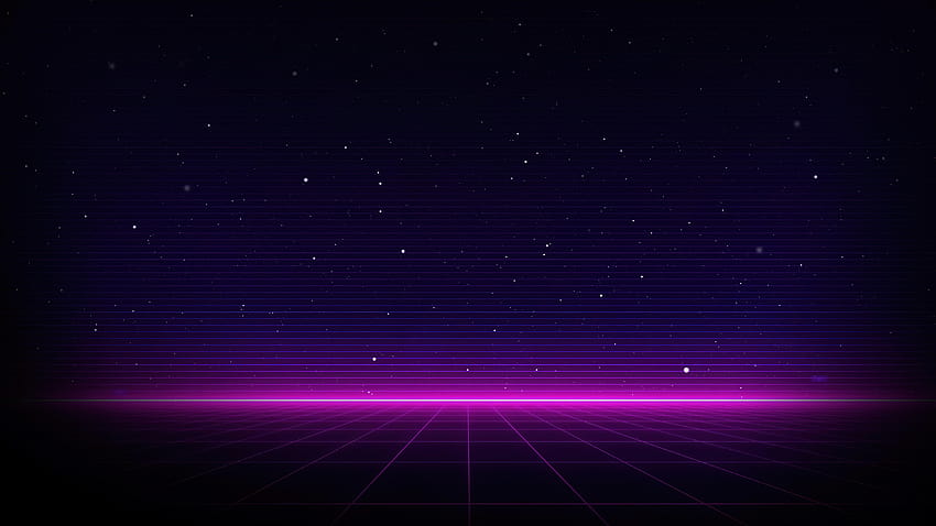 Outrun , Neon, Dark background, Purple, Abstract, dark r HD wallpaper